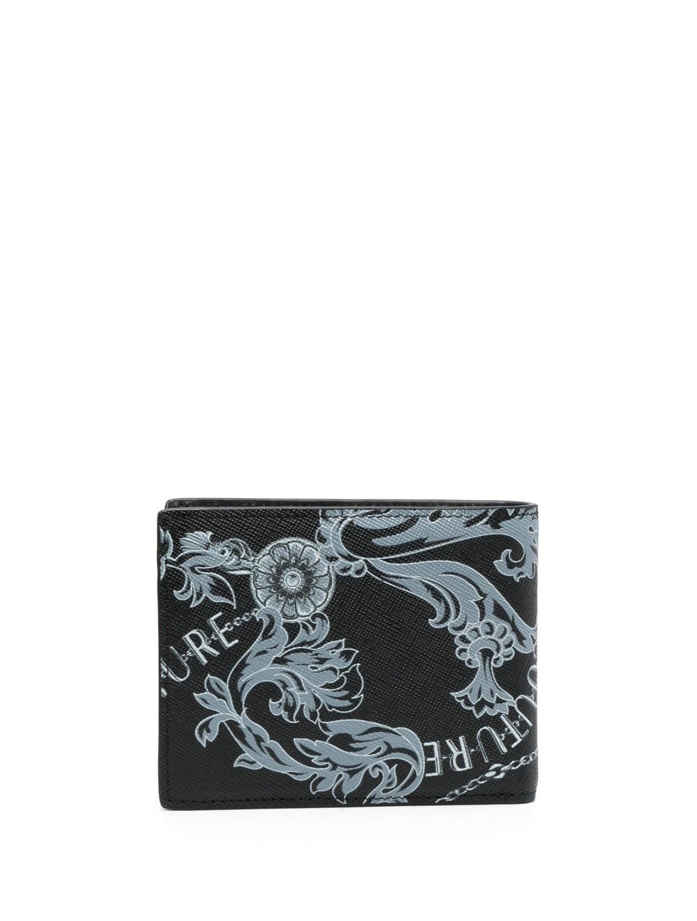 logo-print leather bi-fold wallet - 2