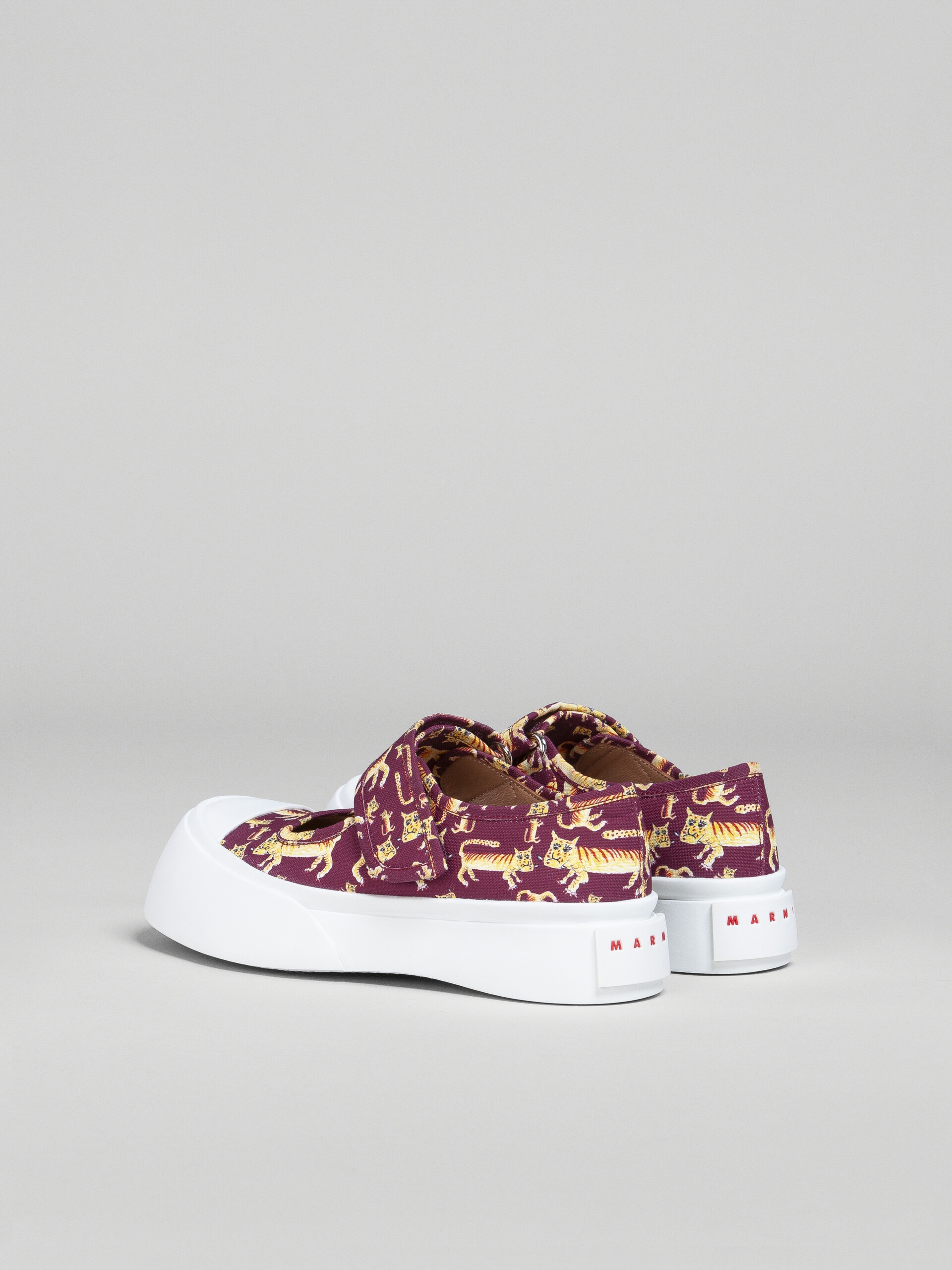 TIGER PRINT CANVAS PABLO MARY-JANE SNEAKER - 3