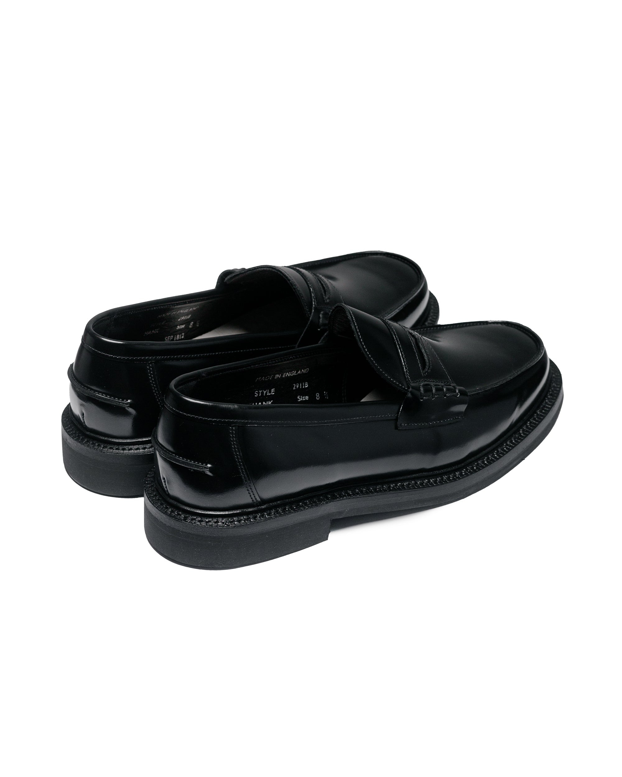 Sanders Peaceful Beef Roll Loafer Black Bookbinder Leather - 3