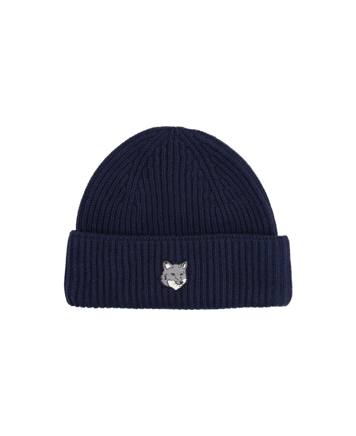 Beanie With Fox Patch - 1