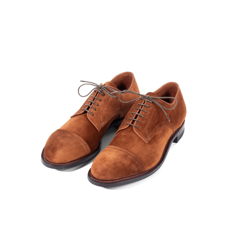 VIBERG Navvy Cut Shoe - Polo Brown Janus Calf Suede outlook