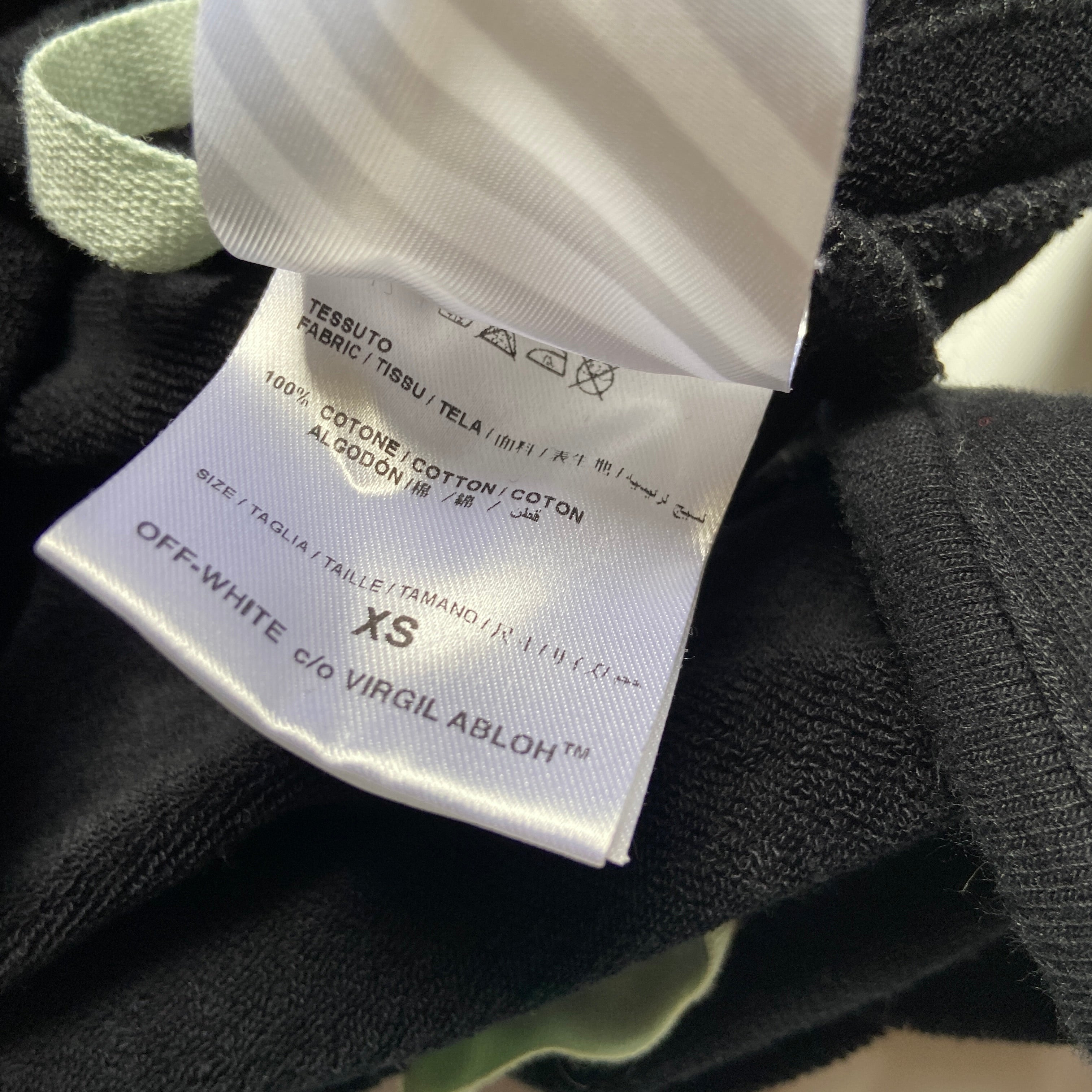 Off White logo open back drape wrap tank top - 9