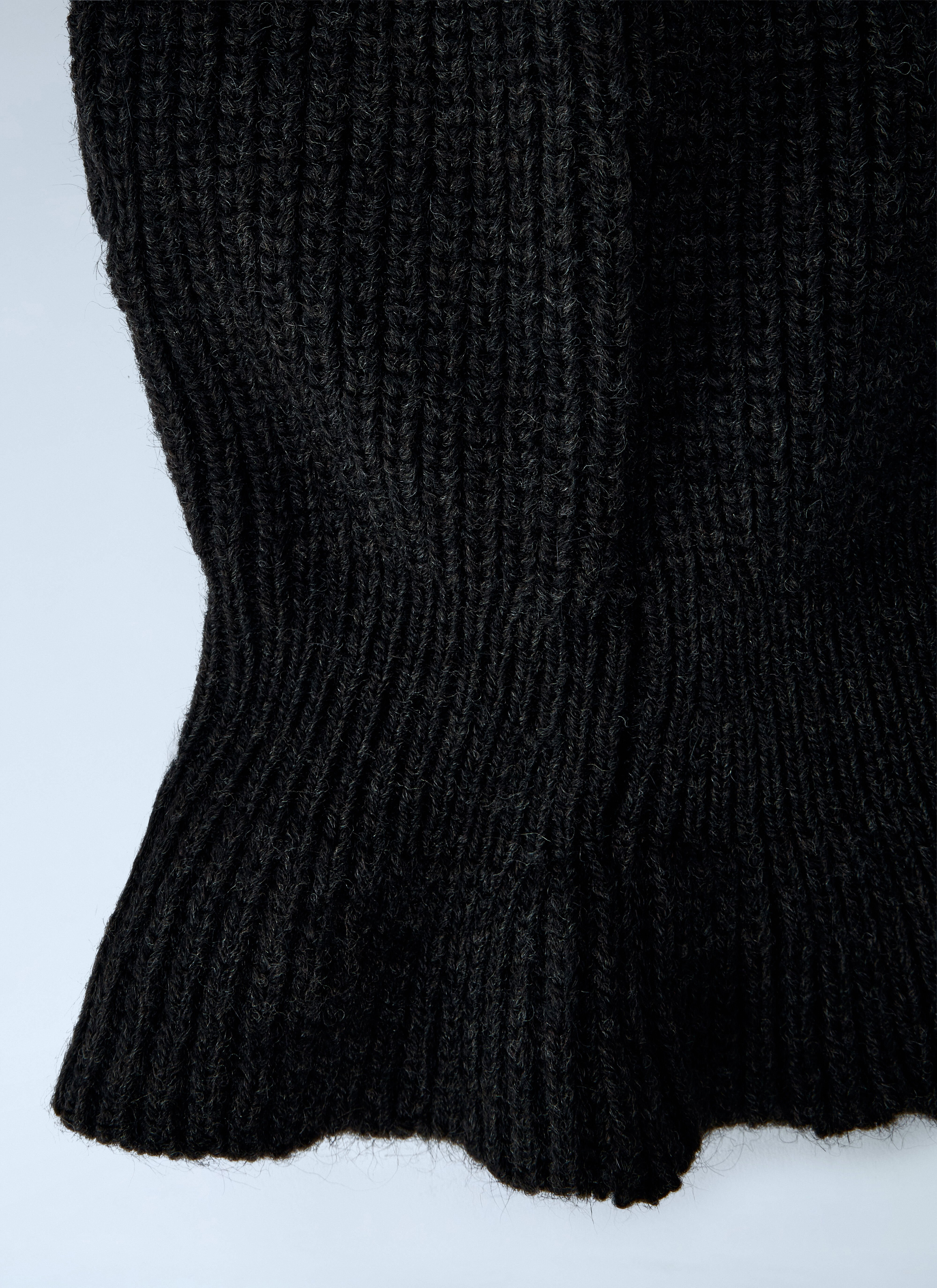 Knitted Wool-Blend Hood - 3