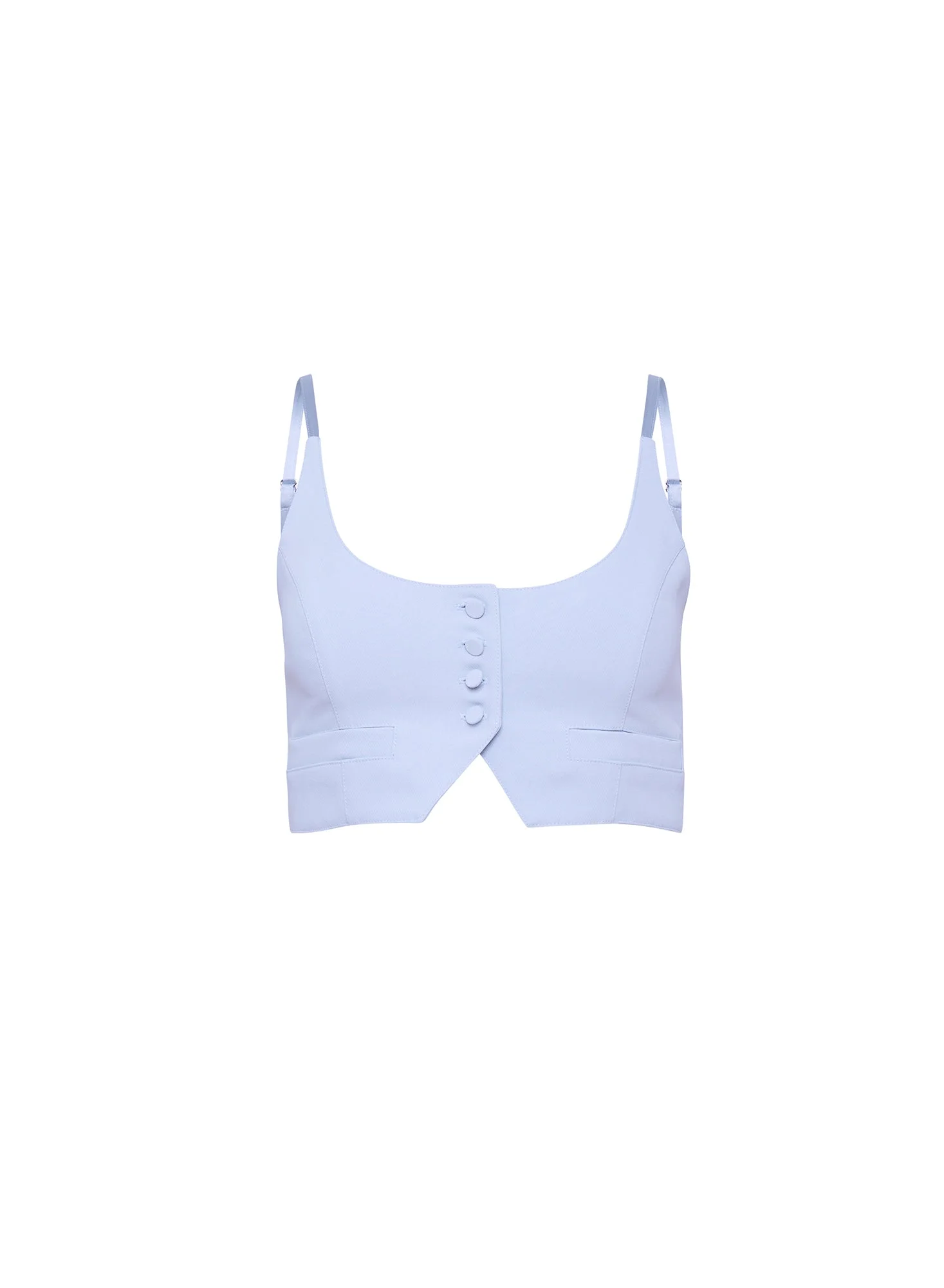 Tuxedo Cropped Vest - 1