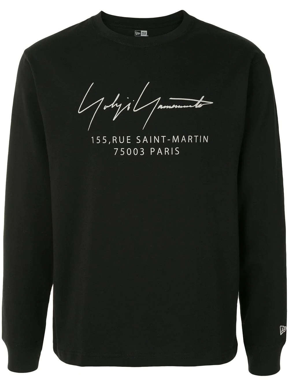 logo signature cotton sweatshirt - 1