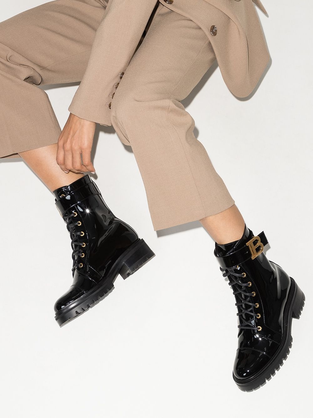 Romy 50mm combat boots - 3