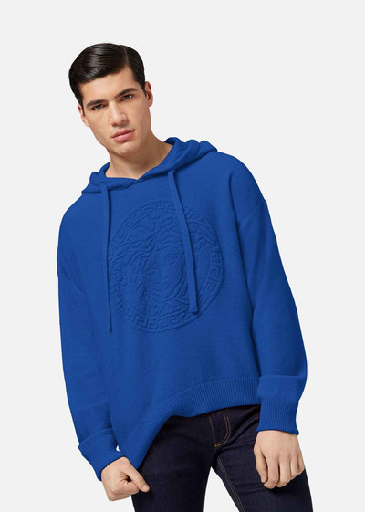 VERSACE Medusa Wool and Cashmere Hoodie outlook