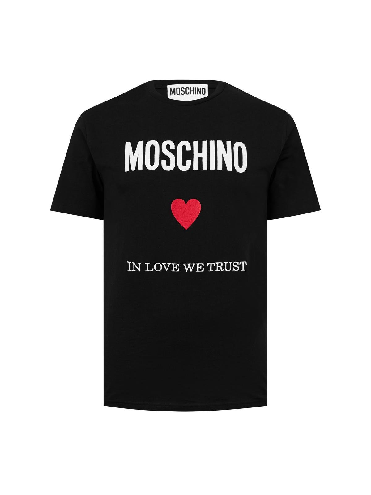 【送料&関税込】Moschino in Love We Trust T-shirt Moschino IN LOVE WE TRUST T SHIRT | cruisefashion | REVERSIBLE