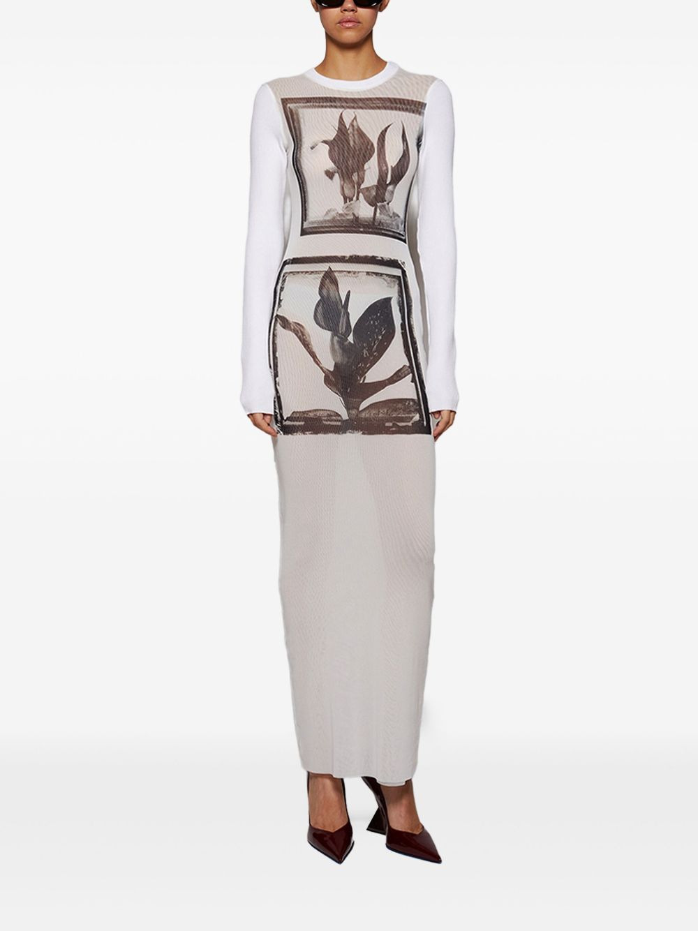 Flowers Cadres maxi dress - 2