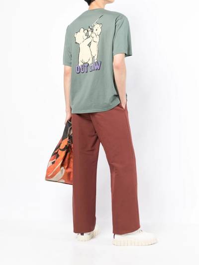 UNDERCOVER Out Law graphic-print T-shirt outlook