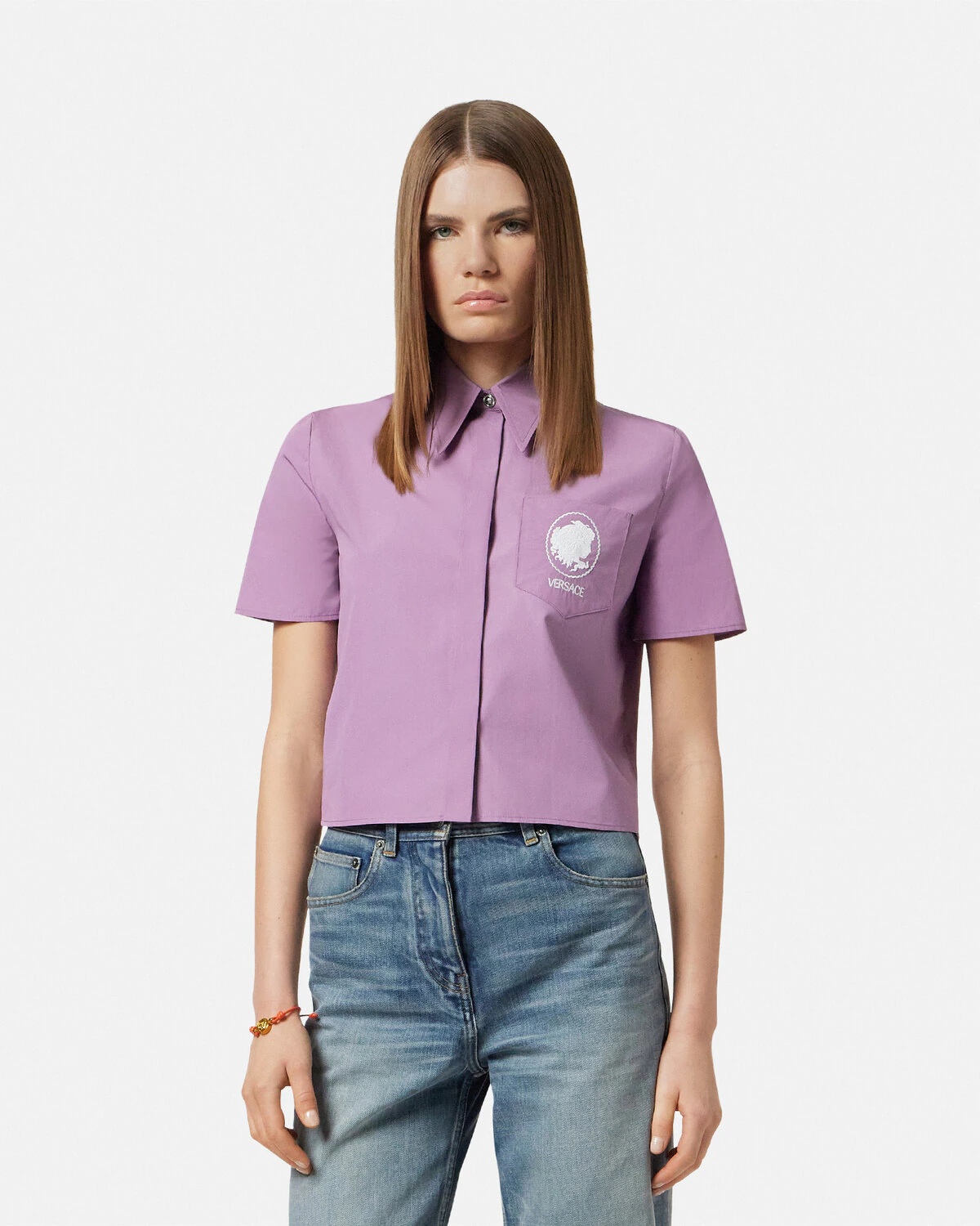 Embroidered Cameo Logo Top - 4