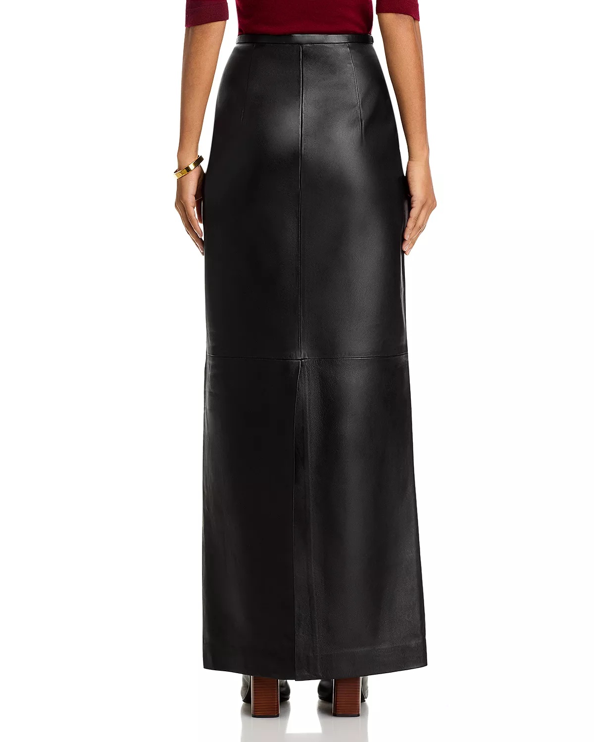 Leather Maxi Skirt - 3