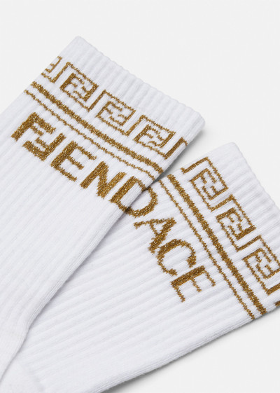 VERSACE Fendace Logo Socks outlook
