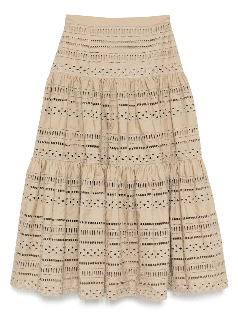 embroidered midi skirt 1