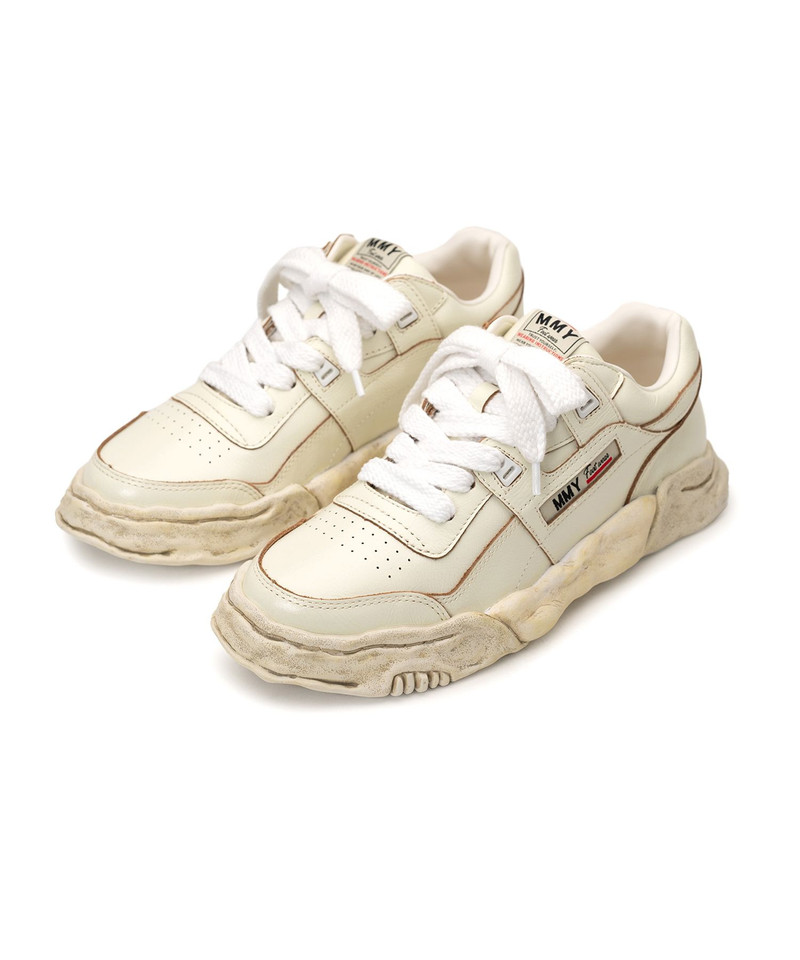 "PARKER" OG Sole Wrinkled Leather Low-top Sneaker 12