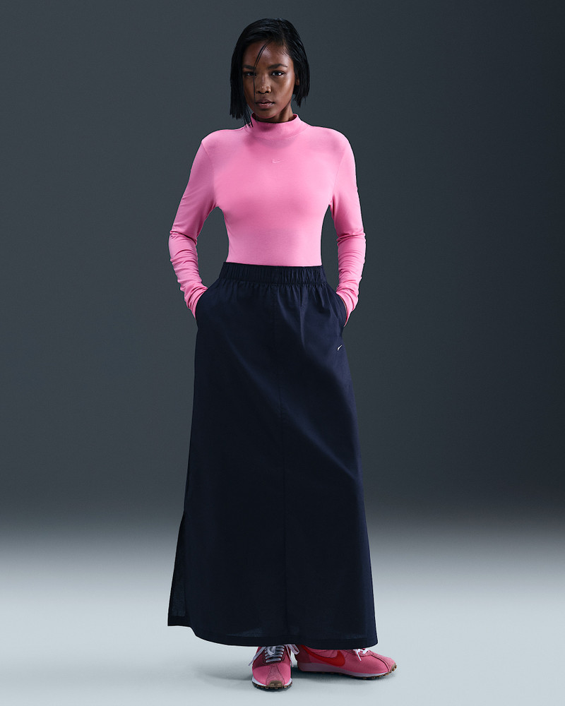 Nike Sportswear Chill Knit Women's Slim Long-Sleeve Mock-Neck T-Shirt 4
