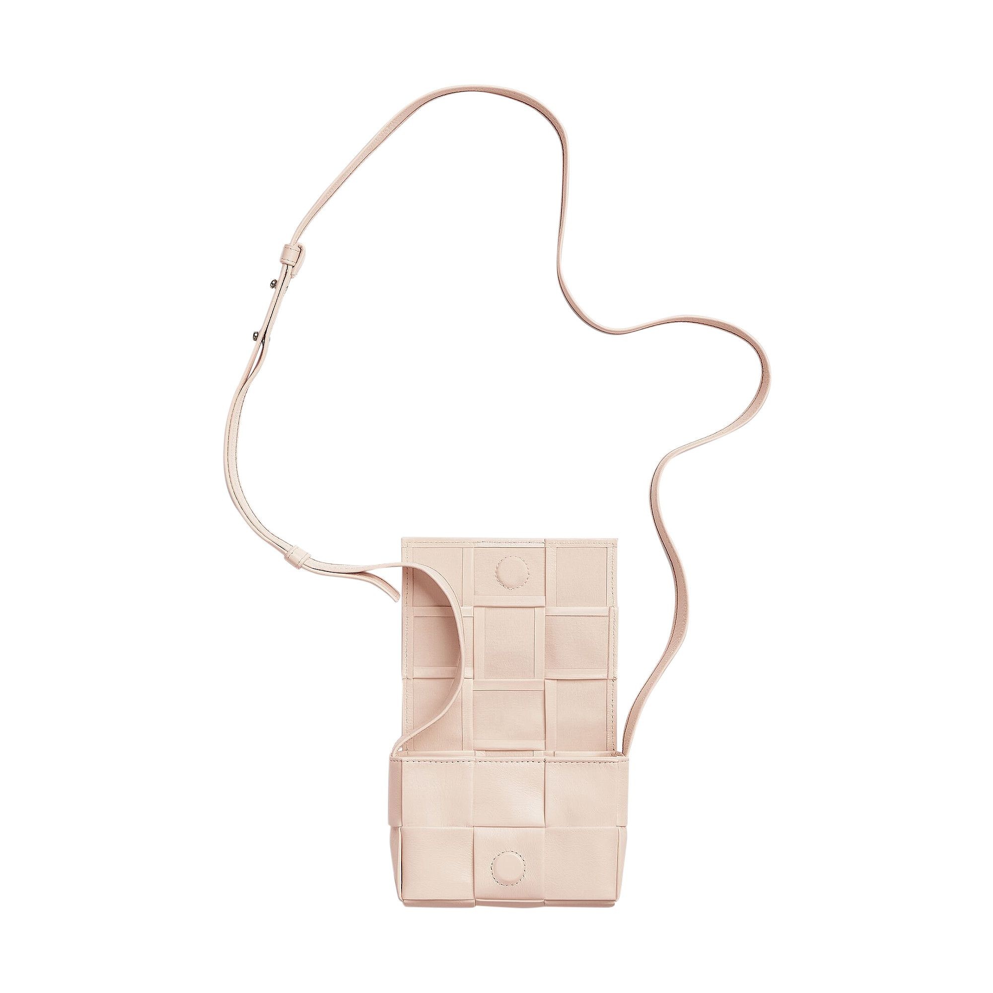 Bottega Veneta Mini Cassette Bag 'Melon/Washed Silver' - 2