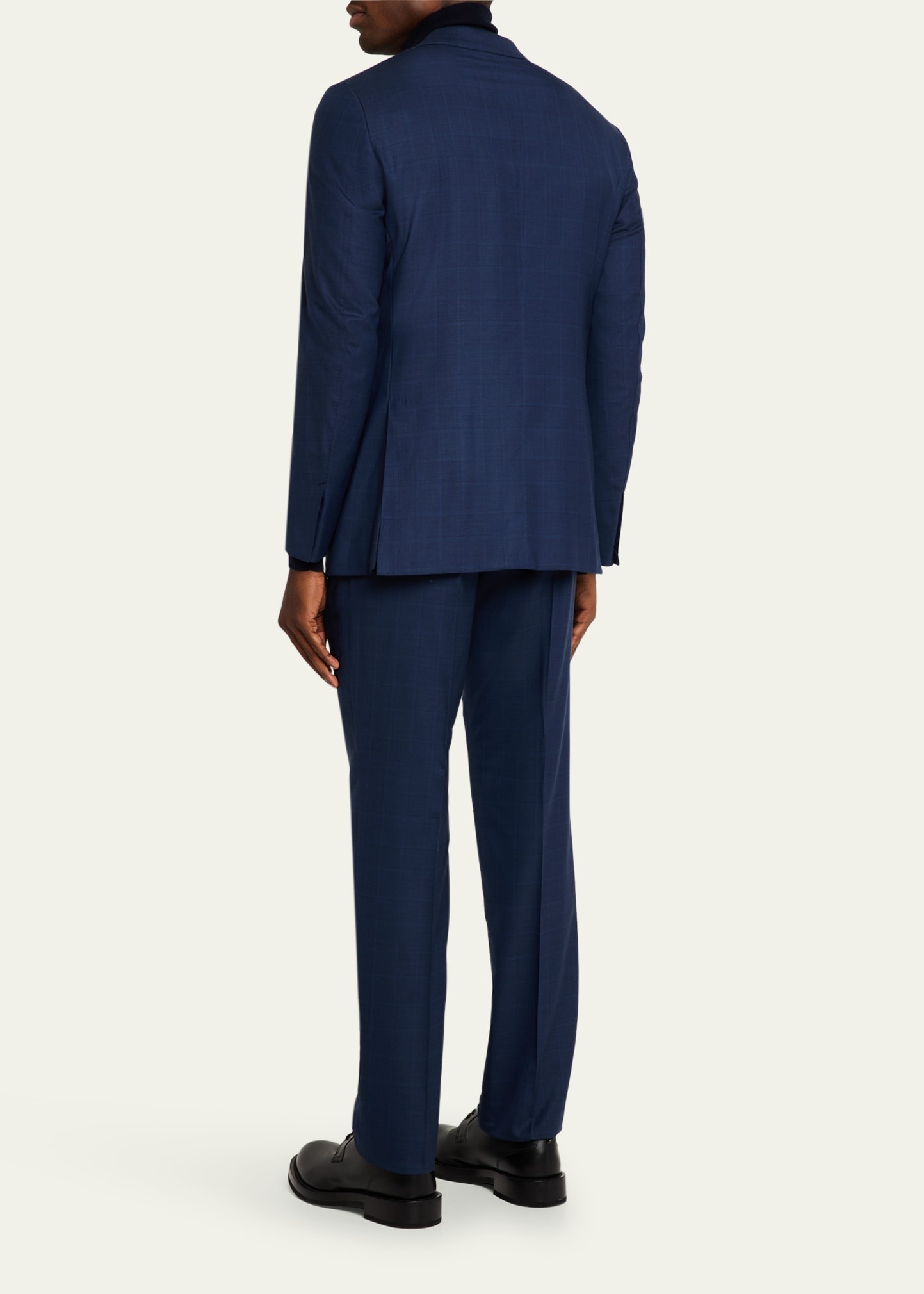 Men's Centoventimila Plaid Suit - 3