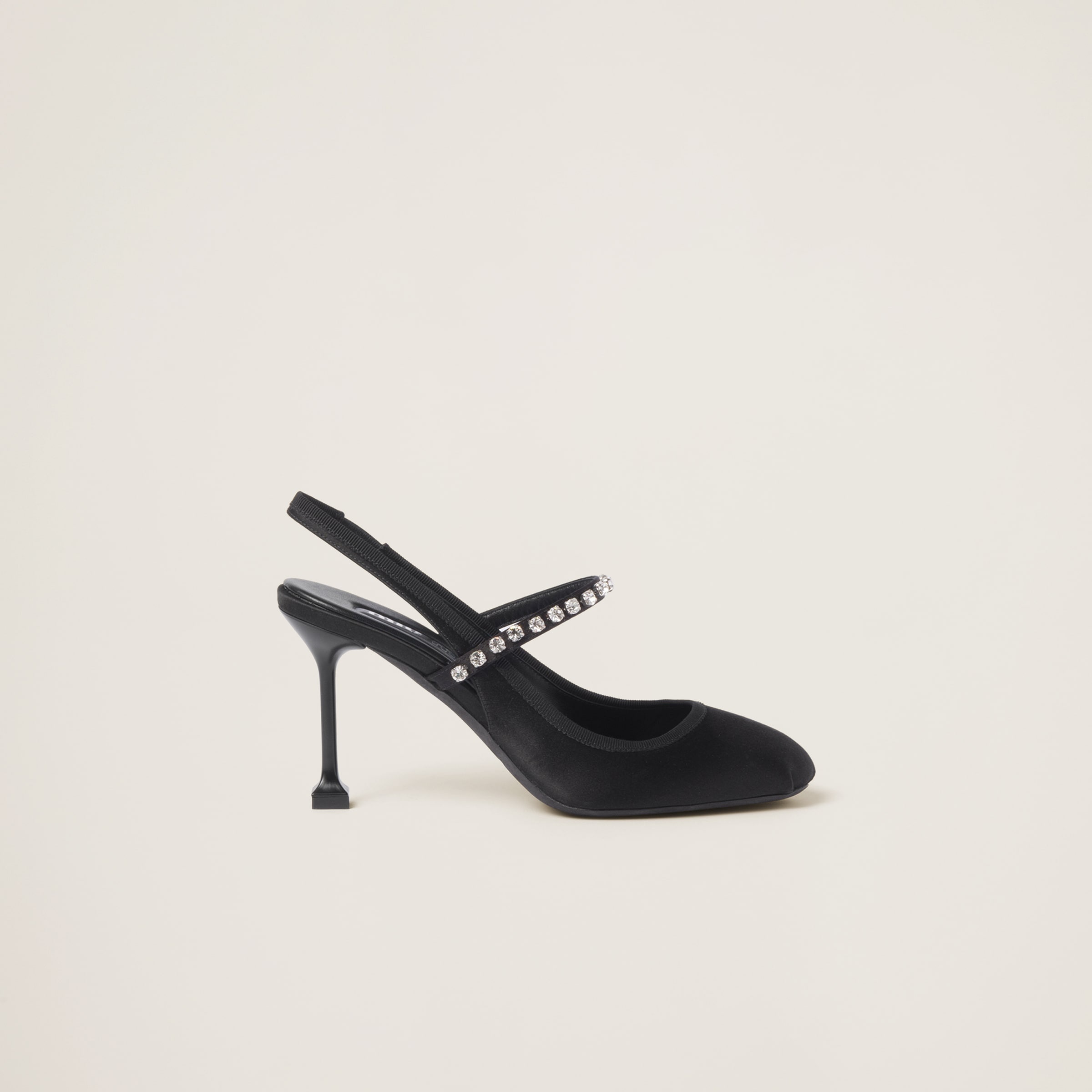 Satin slingback pumps - 2