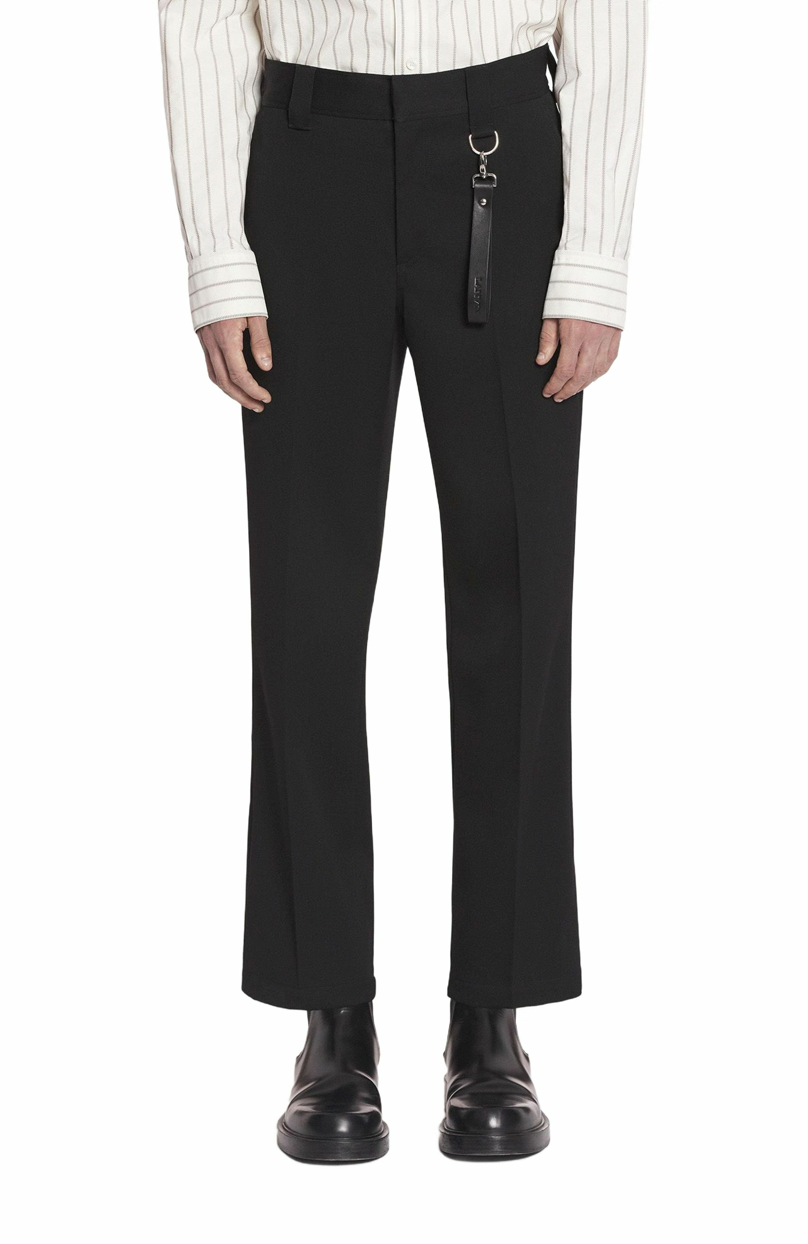Lanvin STRAIGHT FIT PANTS in Black at Nordstrom - 3