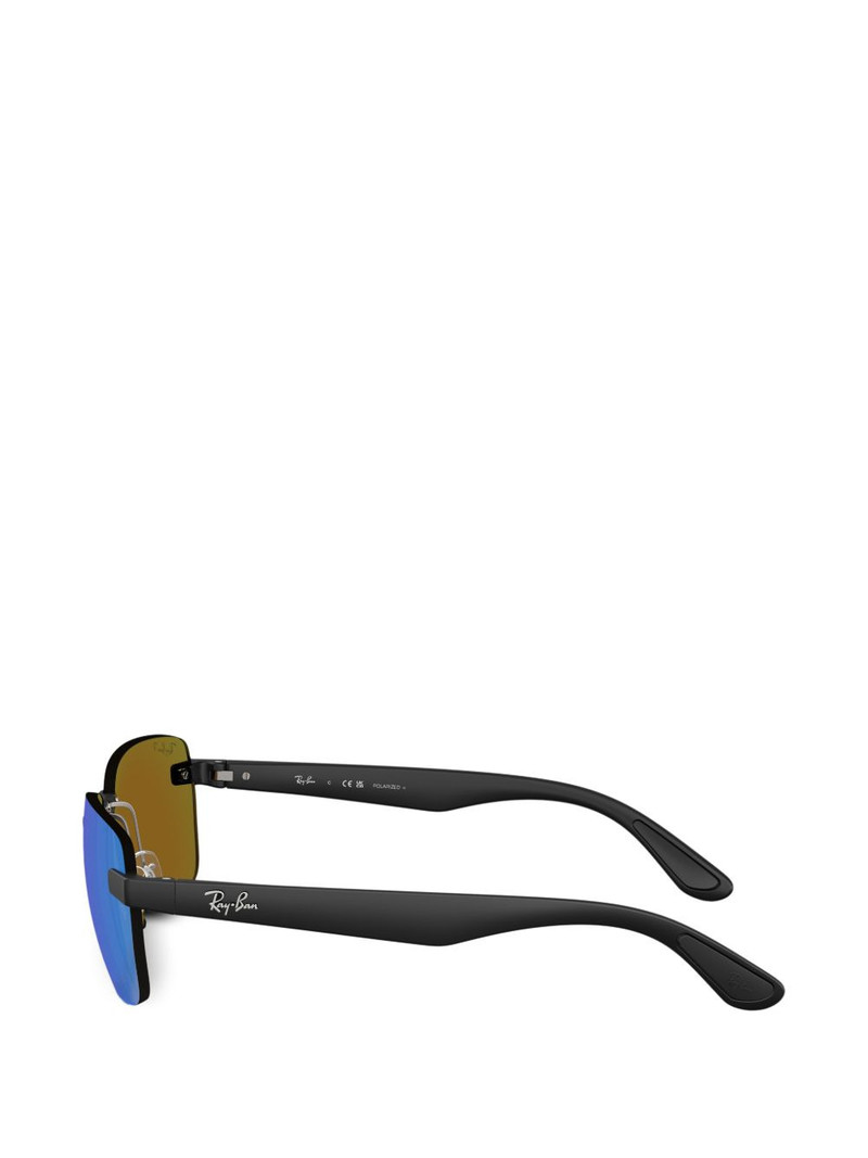 rimless rectangle-frame sunglasses 3