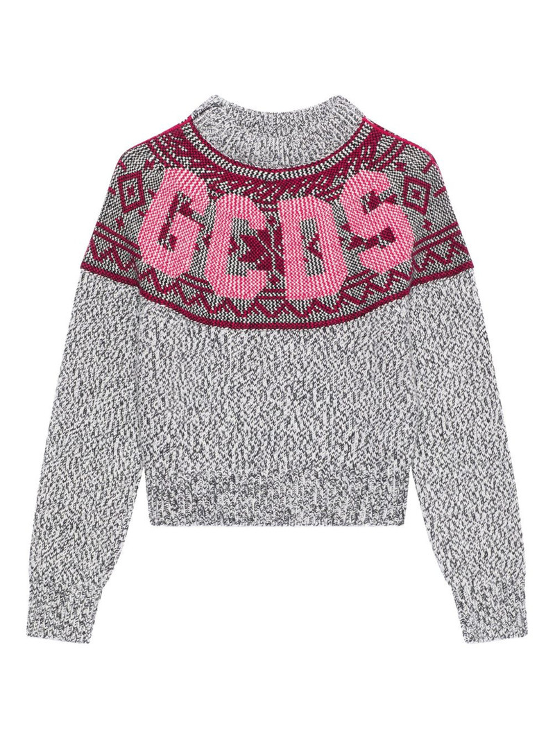 logo-embellishment sweater 1