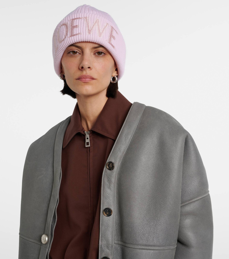 Loewe Logo wool beanie outlook