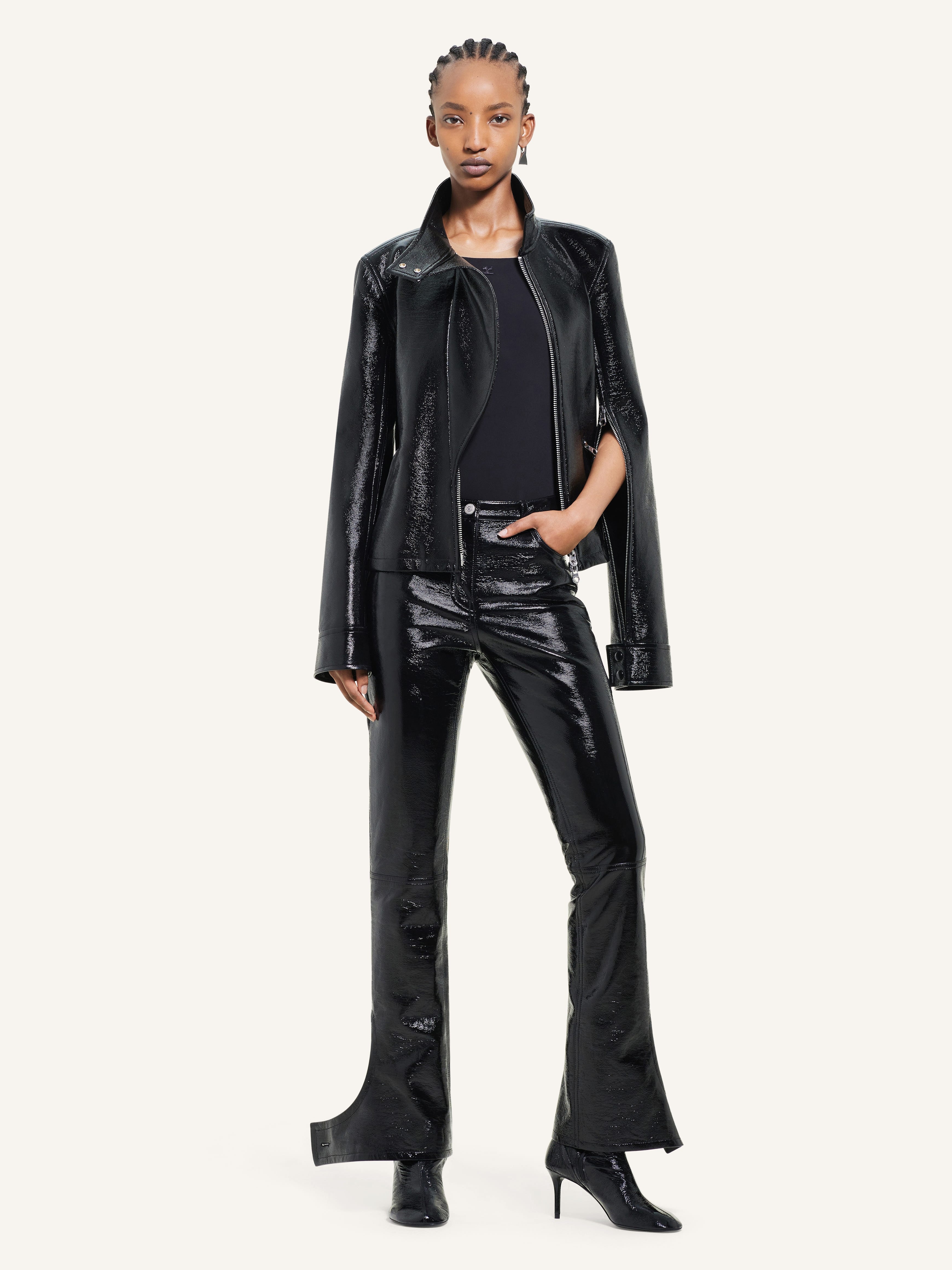 MOTORCYCLE VINYL JACKET - 2