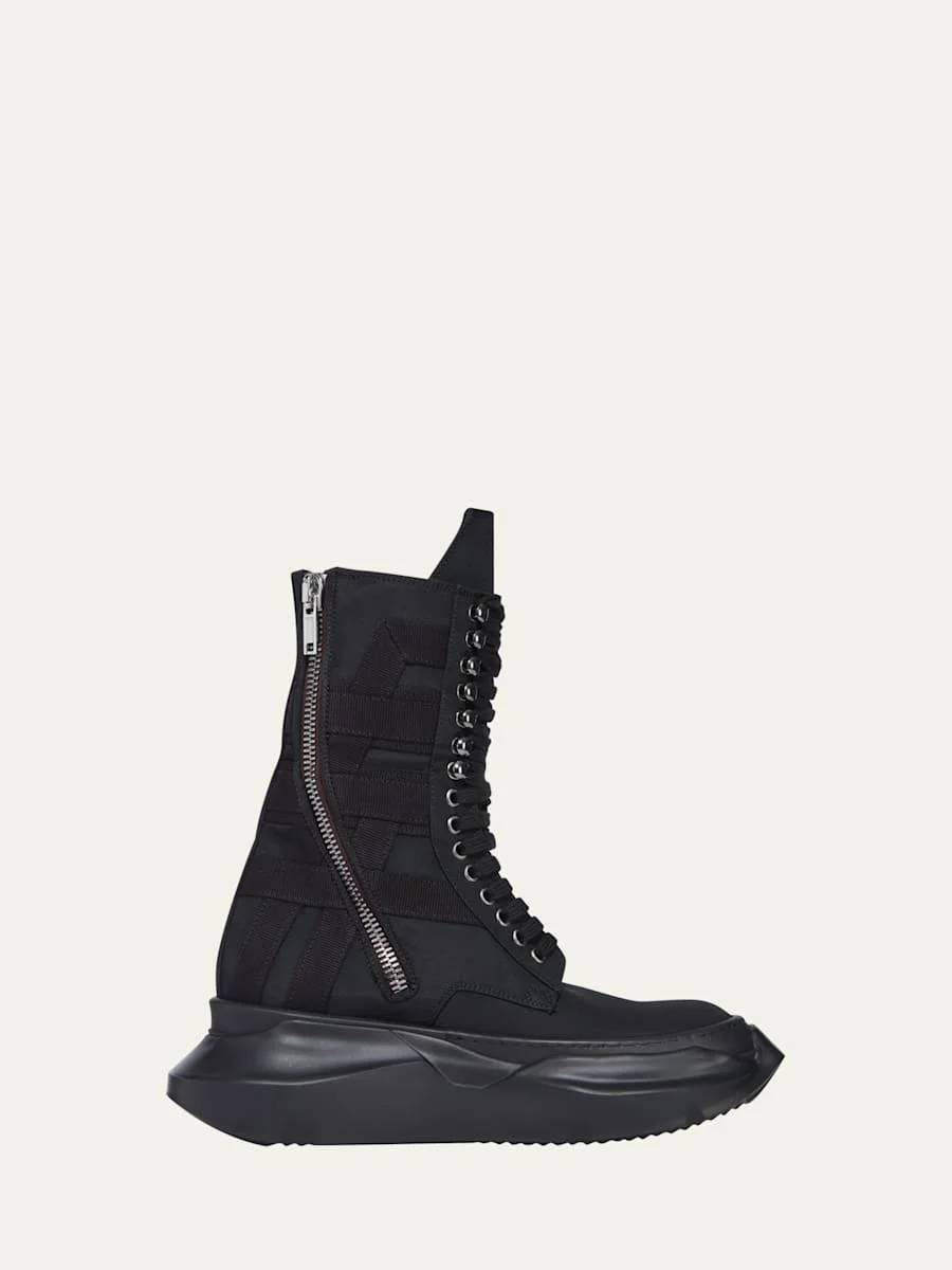 Men's Low Army Abstract Combat Boots - 1