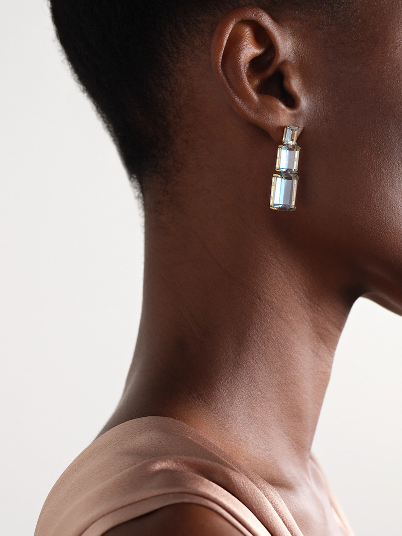 MATEO Arithmetic Composition 14-karat Gold Topaz Earrings outlook