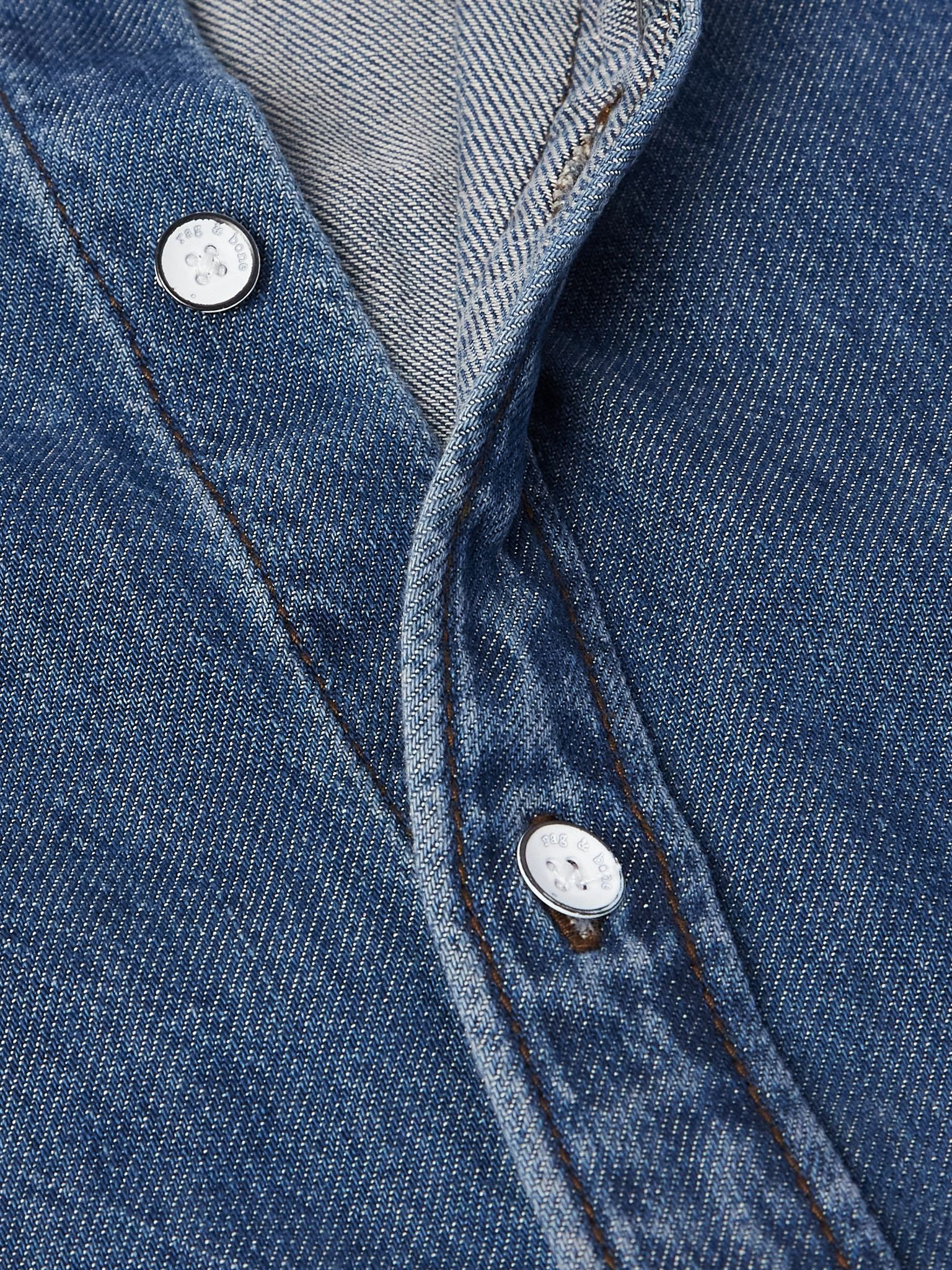Finch Denim Shirt Blue - 4