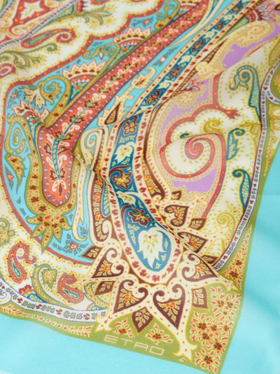 Etro paisley-print silk scarf outlook