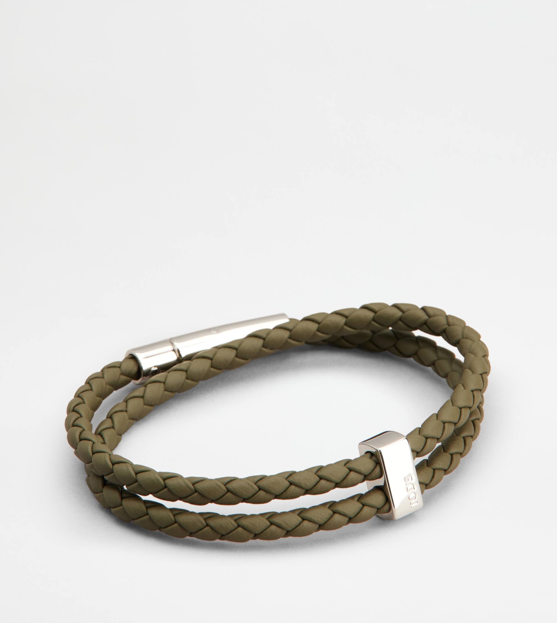 BRACELET IN LEATHER - GREEN - 2