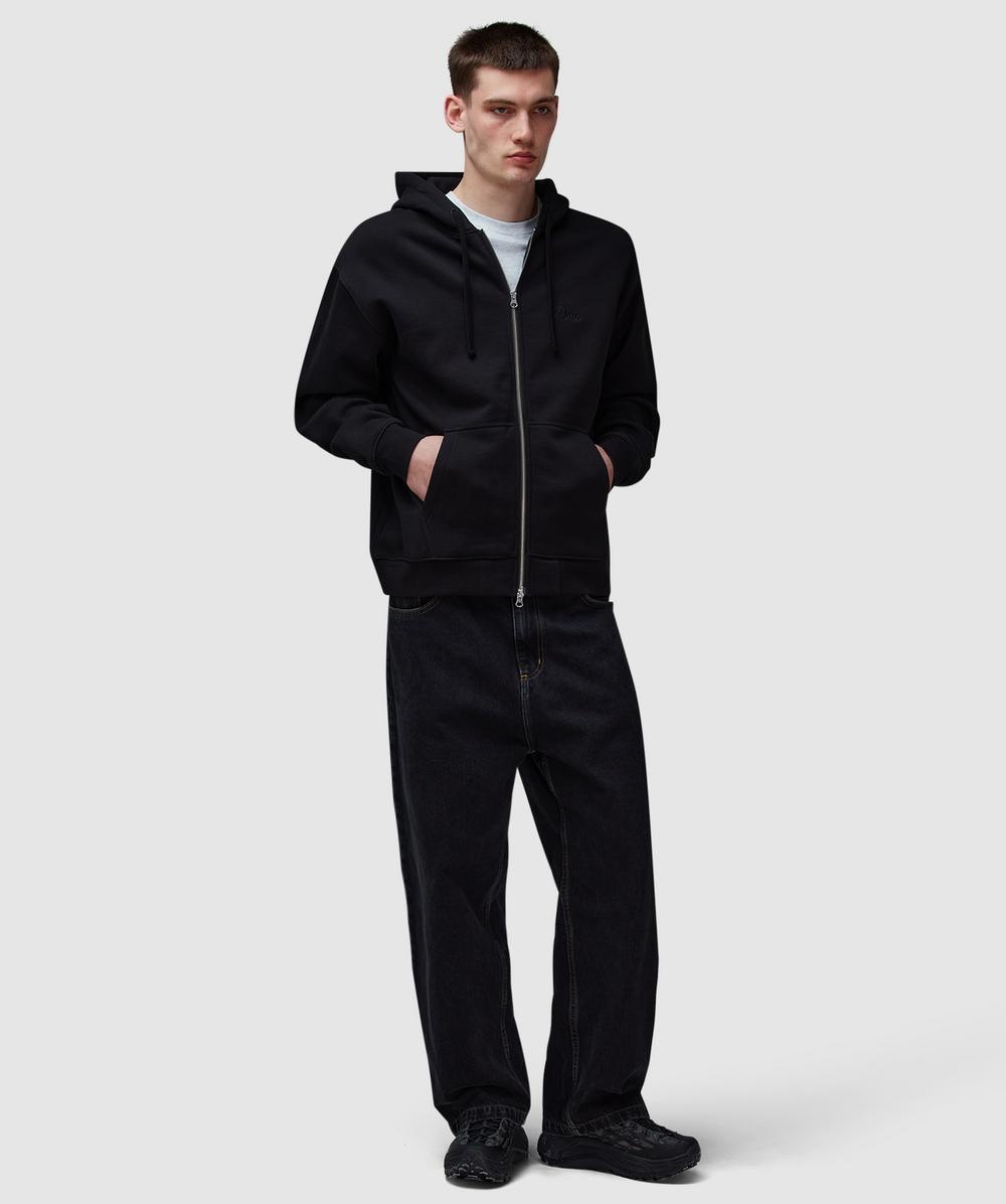 Cursive small logo zip hoodie - 5