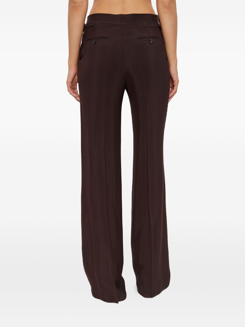 pleated wide-leg trousers - 4
