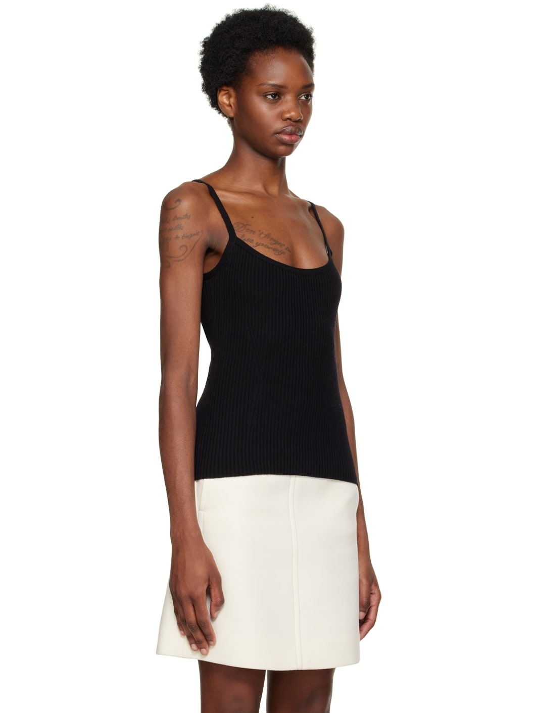 Black Darted Camisole - 2