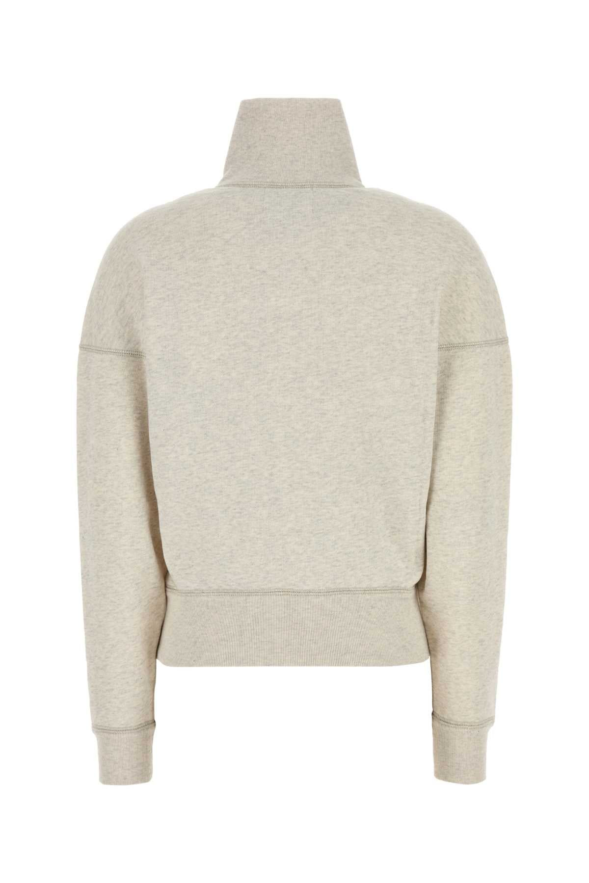 Isabel Marant Etoile Women Melange Sand Cotton Blend Ross Sweatshirt - 2