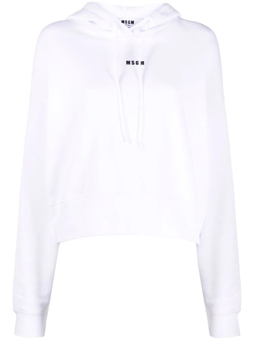 logo-print pullover hoodie - 1