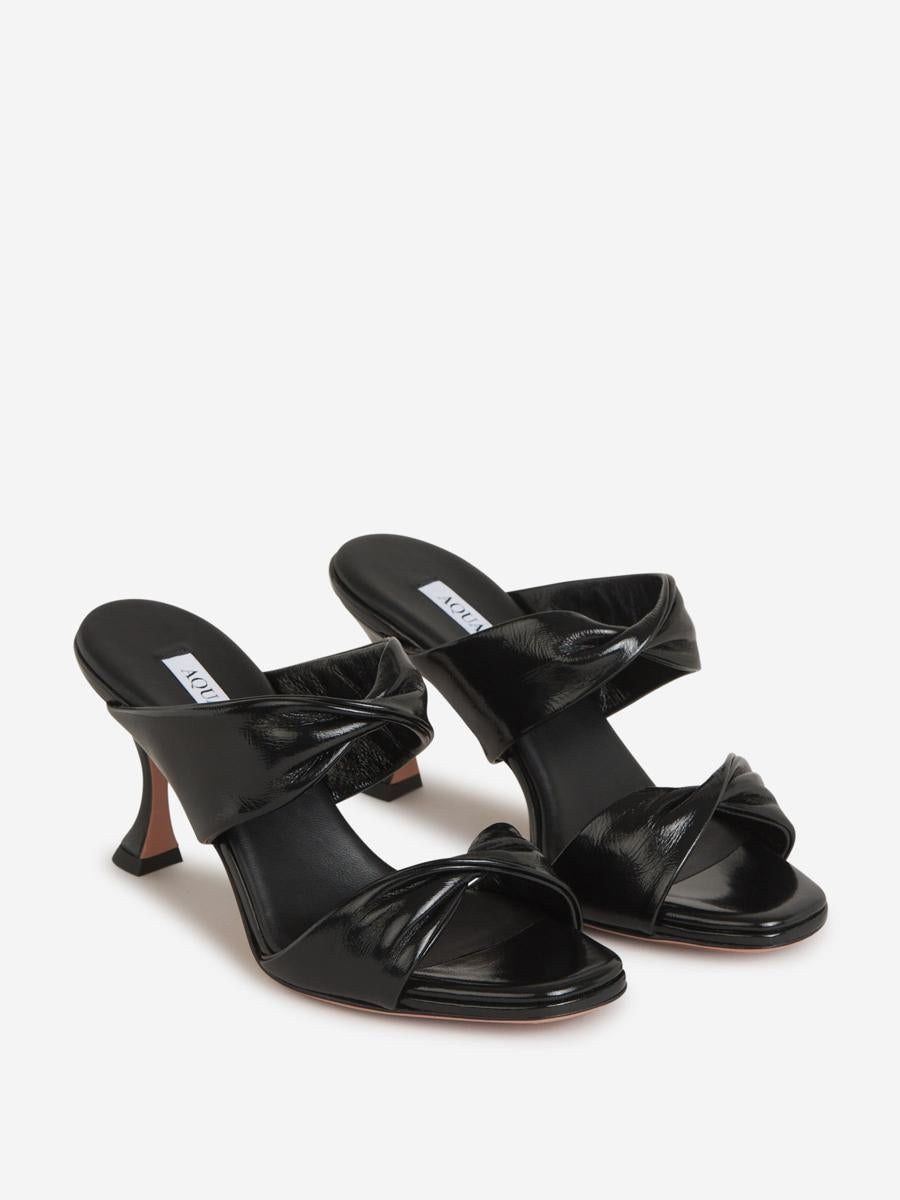 Aquazzura Twist Leather Sandals - 5