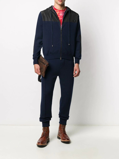 Etro panelled hoodie outlook