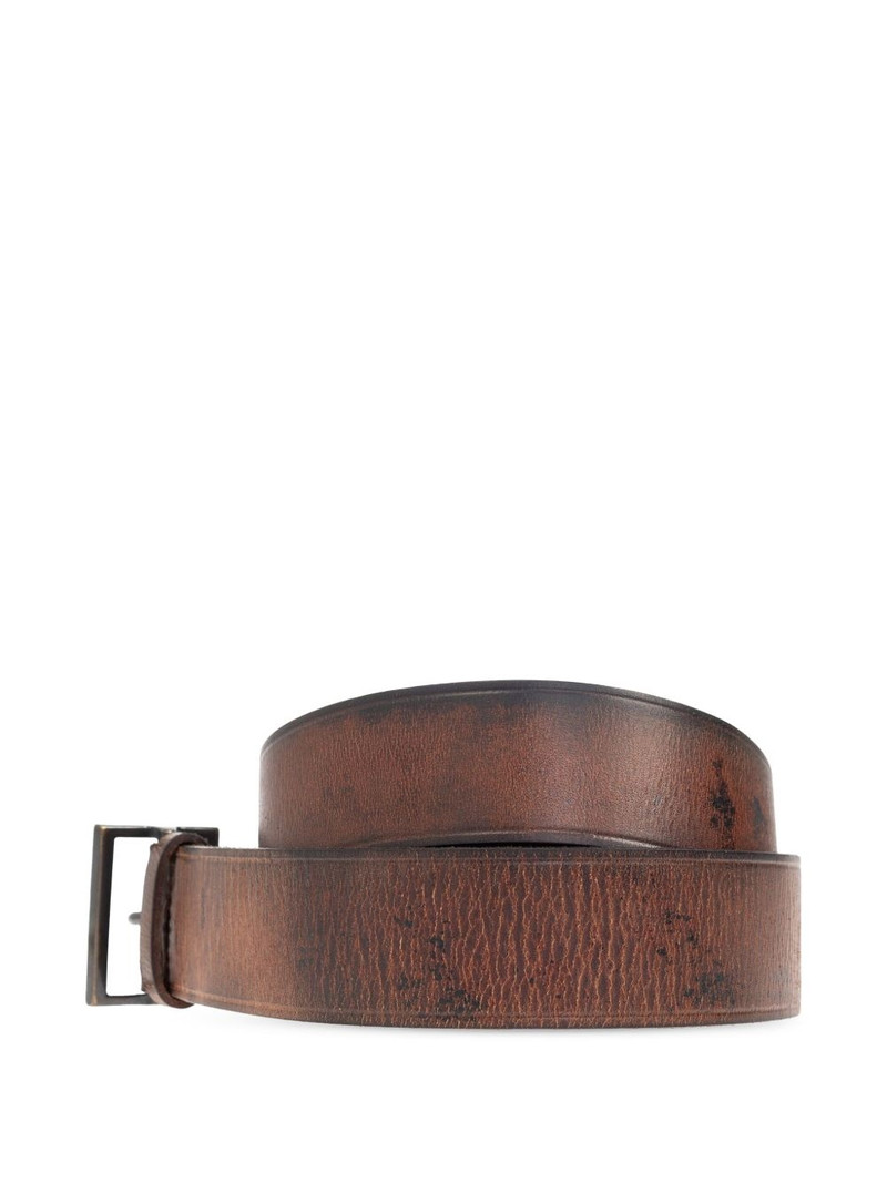 DSQUARED2 distressed leather belt outlook