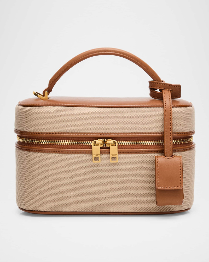Vanity Crossbody Bag in Canvas and Leather - 1