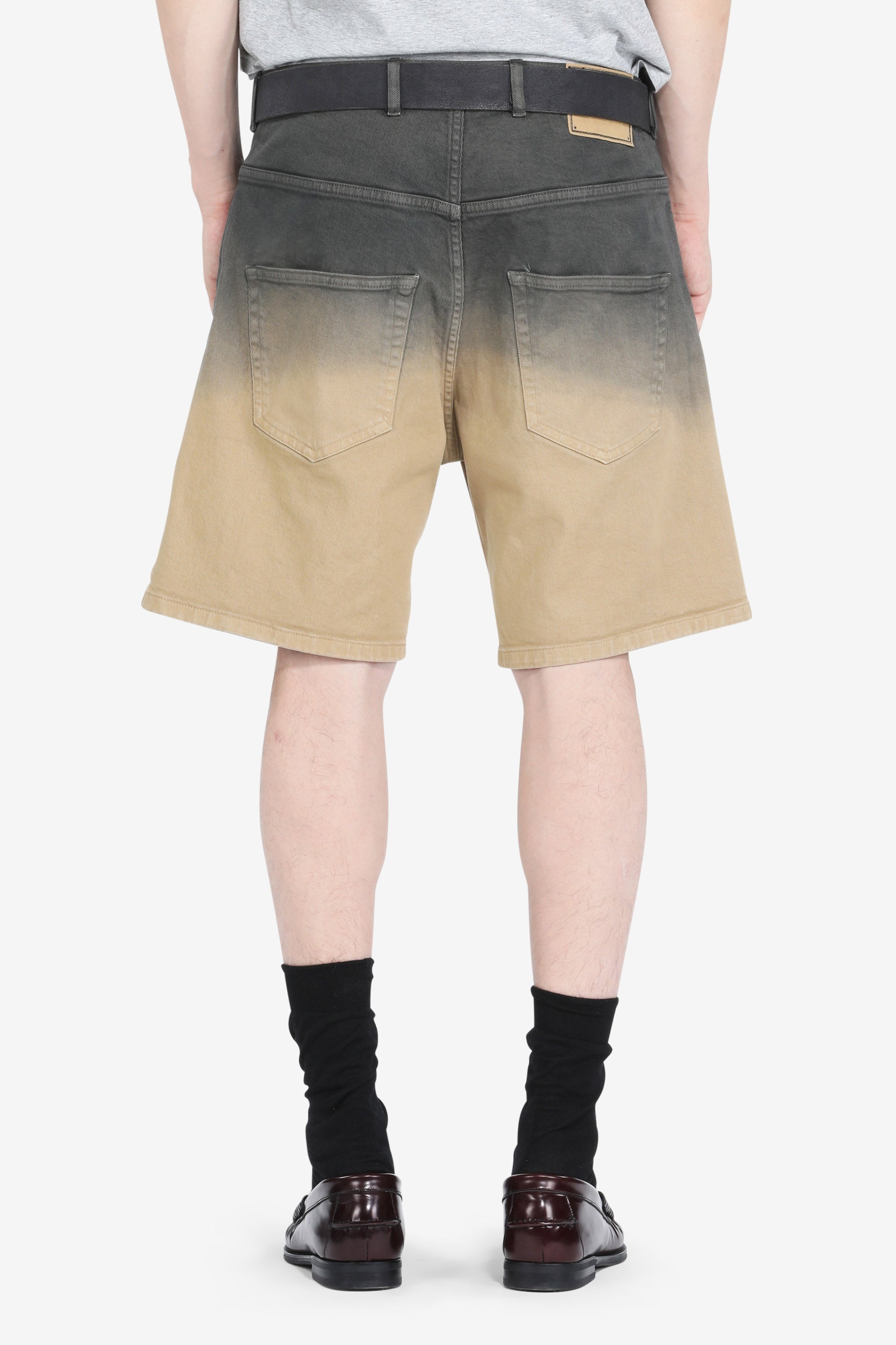 OMBRÉ DENIM SHORTS - 2