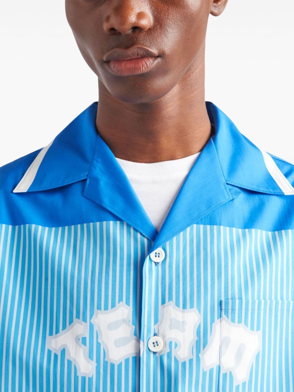Team-print striped cotton short - 5