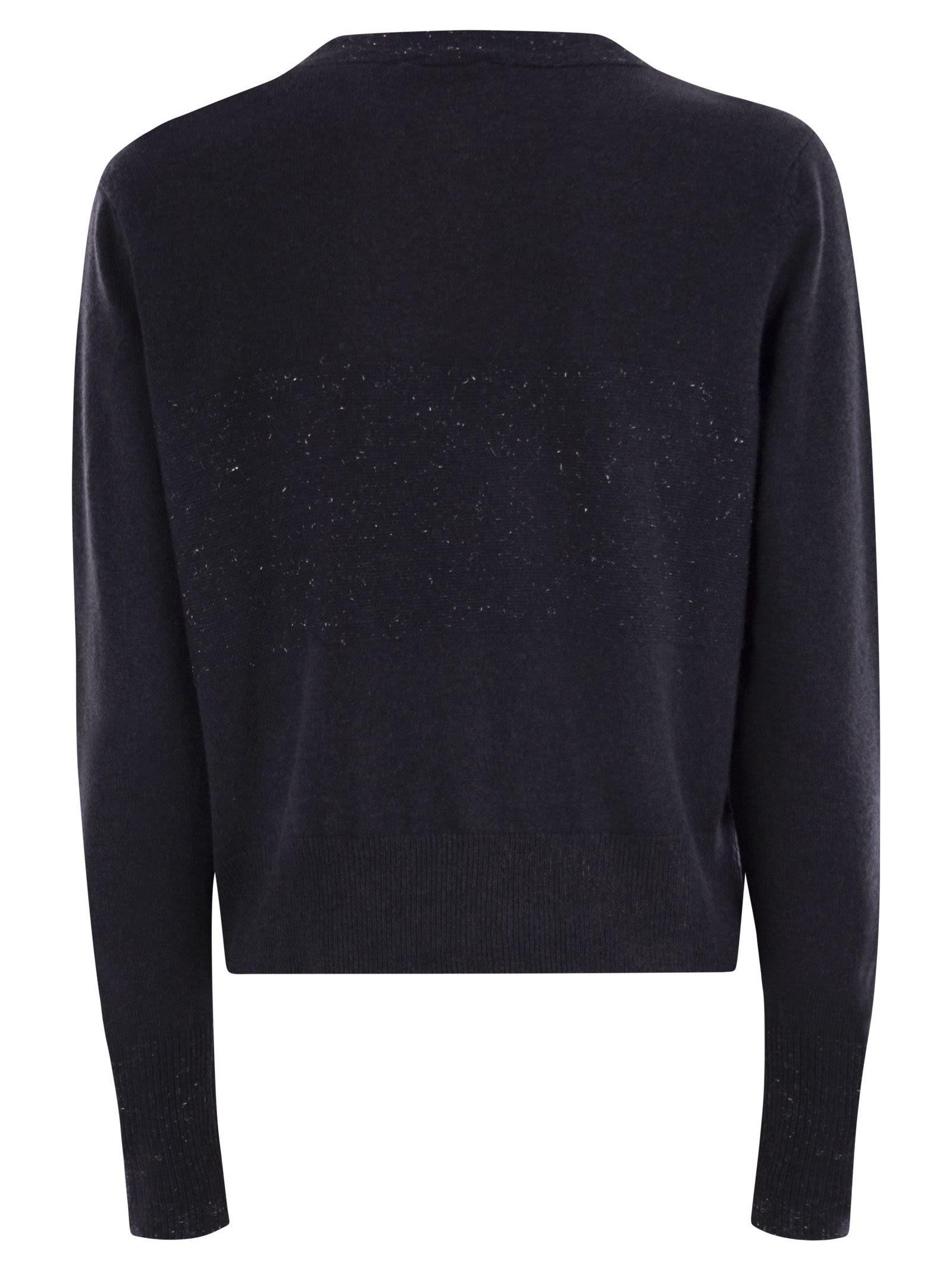 Peserico - Peserico Women Tricot Cardigan With Light Spots - 2