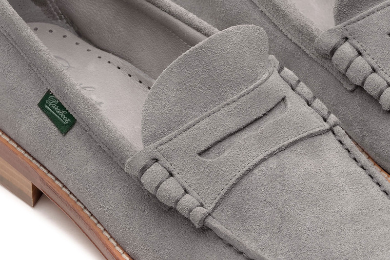 Coraux Velours Zinc - Leather Sole 6