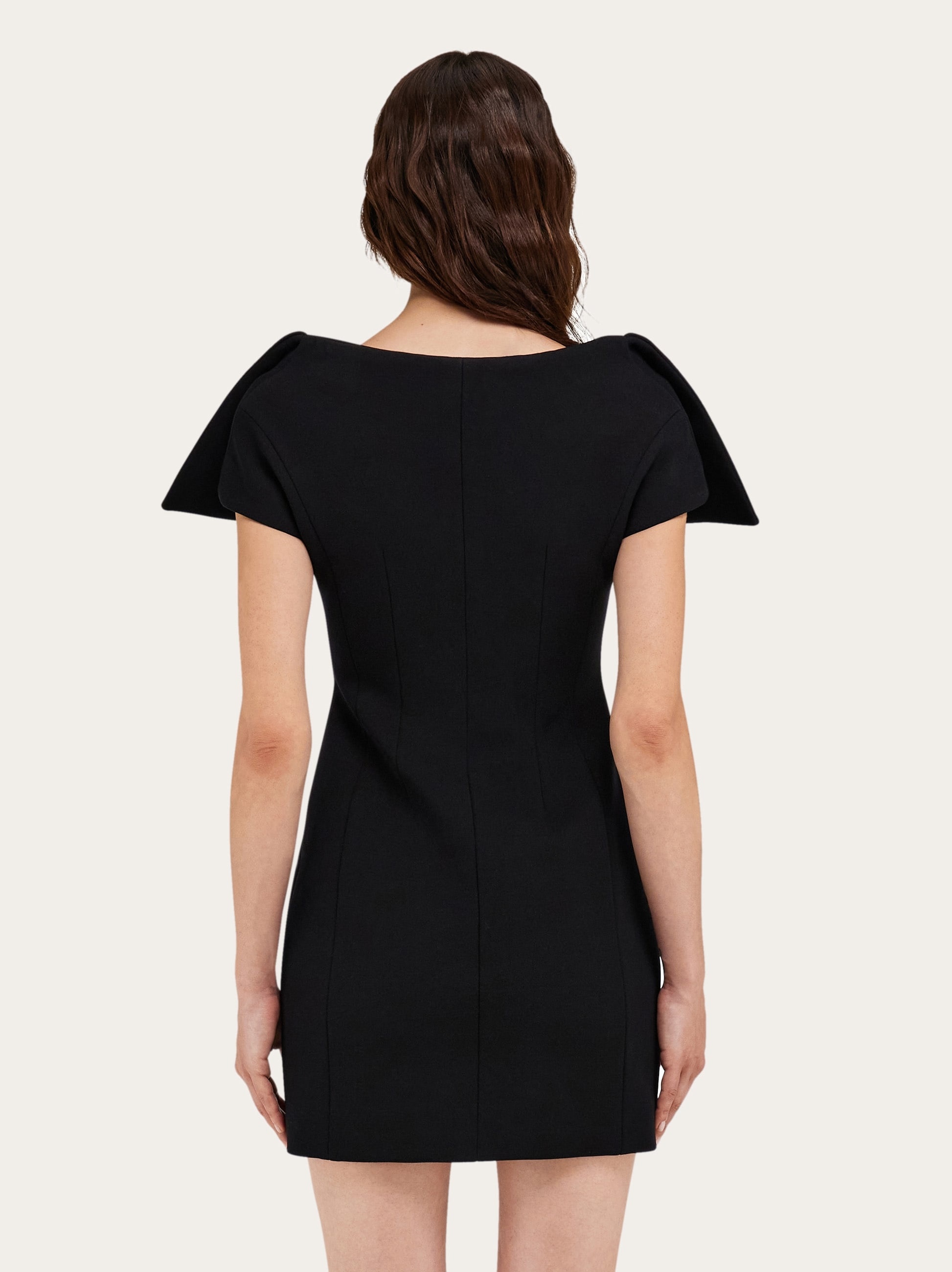 Stretch gabardine sleeveless jacket - 3