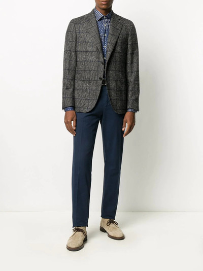 Etro panelled button-up shirt outlook