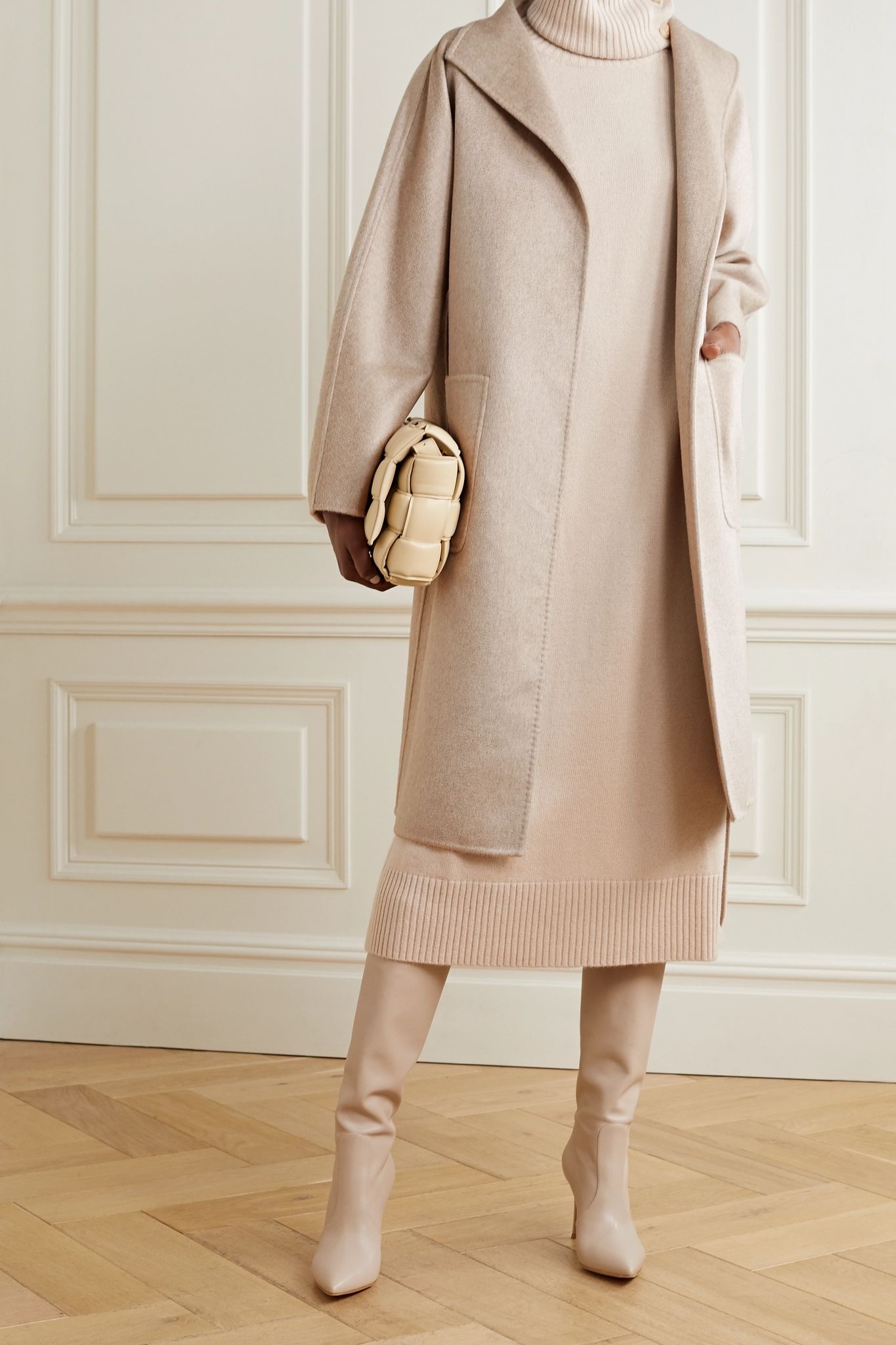 Lilia belted cashmere coat - 2