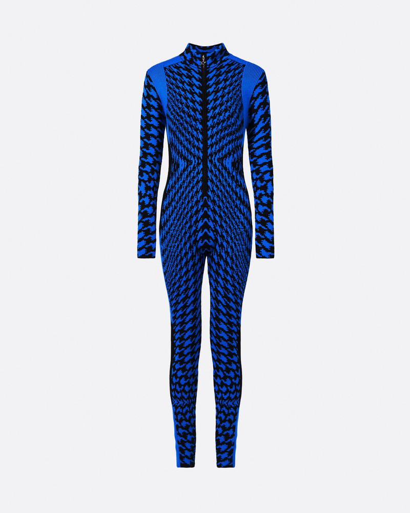 Twisted Houndstooth Merino Wool Jumpsuit 1